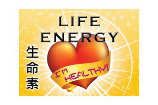LIFE ENERGY I'M HEALTHY! logo
