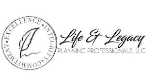 LIFE ET LEGACY PLANNING PROFESSIONALS, LLC EXCELLENCE INTEGRITY COMMITMENT logo