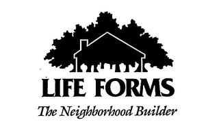 LIFE FORMS THE NEIGHBORHOOD BUILDER logo