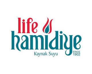 LIFE HAMIDIYE KAYNAK SUYU SINCE 1902 logo