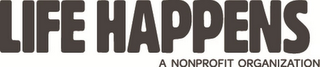 LIFE HAPPENS A NONPROFIT ORGANIZATION logo