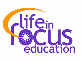 LIFE IN FOCUS EDUCATION logo