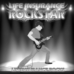 LIFE INSURANCE ROCKSTAR LIFEINSURANCE.ROCKS logo