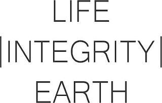 LIFE INTEGRITY EARTH logo