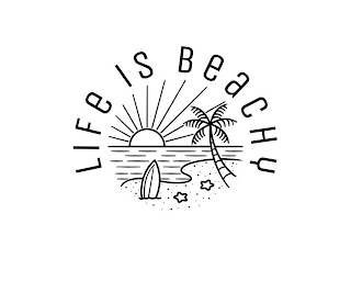 LIFE IS BEACHY logo