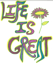 LIFE IS GREAT logo