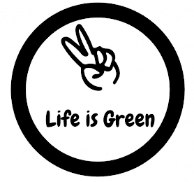 LIFE IS GREEN logo