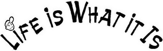 LIFE IS WHAT IT IS logo