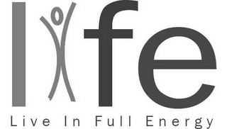 LIFE LIVE IN FULL ENERGY logo