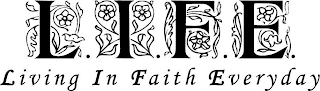 L.I.F.E. LIVING IN FAITH EVERYDAY logo