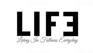 LIFE LIVING IN FULLNESS EVERYDAY logo