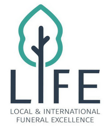 LIFE LOCAL & INTERNATIONAL FUNERAL EXCELLENCE logo