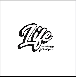 LIFE LOWRIDING ISNT FOR EVERYONE logo