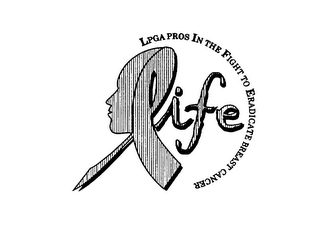 LIFE LPGA PROS IN THE FIGHT TO ERADICATE BREAST CANCER logo