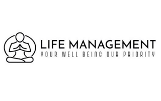 LIFE MANAGEMENT YOUR WELL BEING OUR PRIORITY logo