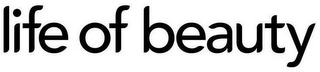 LIFE OF BEAUTY logo