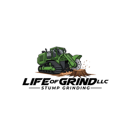 LIFE OF GRIND LLC STUMP GRINDING logo