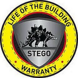 LIFE OF THE BUILDING WARRANTY STEGO logo
