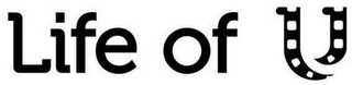 LIFE OF U logo