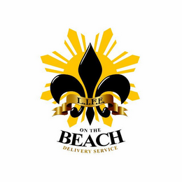 L.I.F.E. ON THE BEACH DELIVERY SERVICE logo