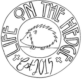 LIFE ON THE HEDGE EST. 2015 logo