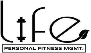 LIFE PERSONAL FITNESS MGMT. logo
