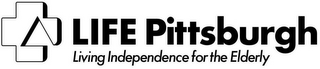 LIFE PITTSBURGH LIVING INDEPENDENCE FORTHE ELDERLY logo