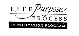 LIFE PURPOSE PROCESS CERTIFICATION PROGRAM logo