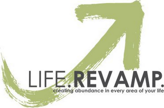 LIFE. REVAMP. CREATING ABUNDANCE IN EVERY AREA OF YOUR LIFE logo