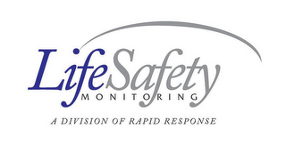LIFE SAFETY MONITORING A DIVISION OF RAPID RESPONSE logo