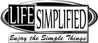 LIFE SIMPLIFIED ENJOY THE SIMPLE THINGS logo