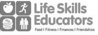 LIFE SKILLS EDUCATORS FOOD | FITNESS |FINANCES | FRIENDSHIPS logo