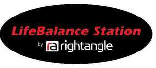 LIFEBALANCE STATION BY RA RIGHTANGLE logo