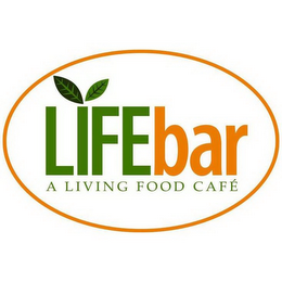 LIFEBAR A LIVING FOOD CAFE logo