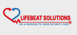 LIFEBEAT SOLUTIONS ON A MISSION TO SAVE PATIENT LIVES logo