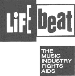 LIFEBEAT THE MUSIC INDUSTRY FIGHTS AIDS logo