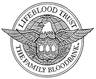 LIFEBLOOD TRUST THE FAMILY BLOODBANK logo