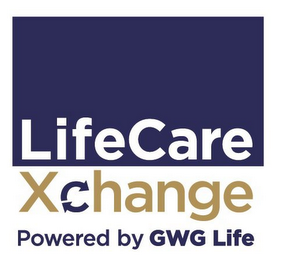 LIFECARE XCHANGE POWERED BY GWG LIFE logo