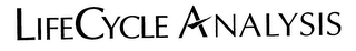 LIFECYCLE ANALYSIS logo