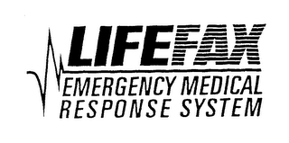 LIFEFAX EMERGENCY MEDICAL RESPONSE SYSTEM logo