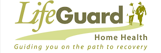 LIFEGUARD HOME HEALTH GUIDING YOU ON THE PATH TO RECOVERY logo