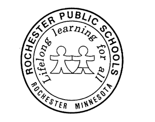 LIFELONG LEARNING FOR ALL ROCHESTER PUBLIC SCHOOLS ROCHESTER MINNESOTA logo