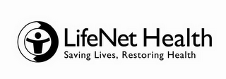 LIFENET HEALTH SAVING LIVES. RESTORING HEALTH logo