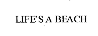 LIFE'S A BEACH logo
