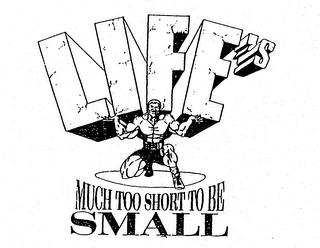 LIFE'S MUCH TOO SHORT TO BE SMALL