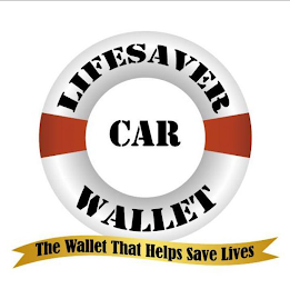 LIFESAVER CAR WALLET THE WALLET THAT HELPS SAVE LIVES logo