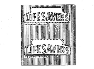 LIFESAVERS THE CANDY WITH THE HOLE logo