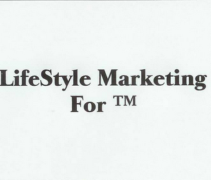 LIFESTYLE MARKETING FOR logo