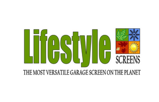 LIFESTYLE SCREENS THE MOST VERSATILE GARAGE SCREEN ON THE PLANET logo