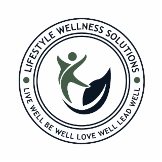 LIFESTYLE WELLNESS SOLUTIONS LIVE WELL BE WELL LOVE WELL LEAD WELL logo